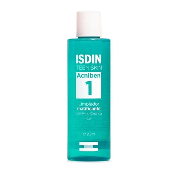 Limpiador facial Isdin matificante piel grasa 200 ml