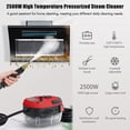 thumbnail image 4 of Autolavadora Limpiador de vapor de mano portátil de 2500 W, máquina de limpieza a vapor presurizada de alta temperatura con cabezales de cepillo para muebles de cocina, baño y coche Abanopi  Autolavadora, 4 of 7