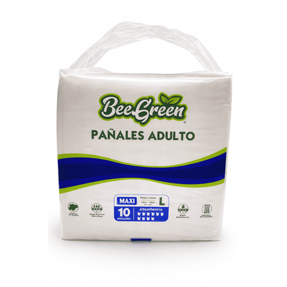 Pañales Para Adulto Absorbentes Y Cómodos Maxi L - Beegreen