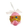 thumbnail image 2 of Colgante de huevo de Pascua con lazo | Decoración colgante de plástico de 6 cm para la búsqueda de huevos de Pascua, artículos de fiesta y rellenos de cestas | Apto para niños, reutilizable en azul,, 2 of 7