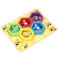 thumbnail image 4 of Juego de abeja de madera para bebé, juego cognitivo de colmena, Clip a juego, regalo educativo infantil, 4 of 12
