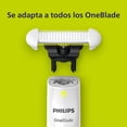 thumbnail image 2 of Philips Cuchillas OneBlade Intimate para todos los modelos OneBlade y OneBlade Pro, SkinProtect para recortar y afeitar la zona íntima con protección adicional de la piel, 2 unid, 2 of 7