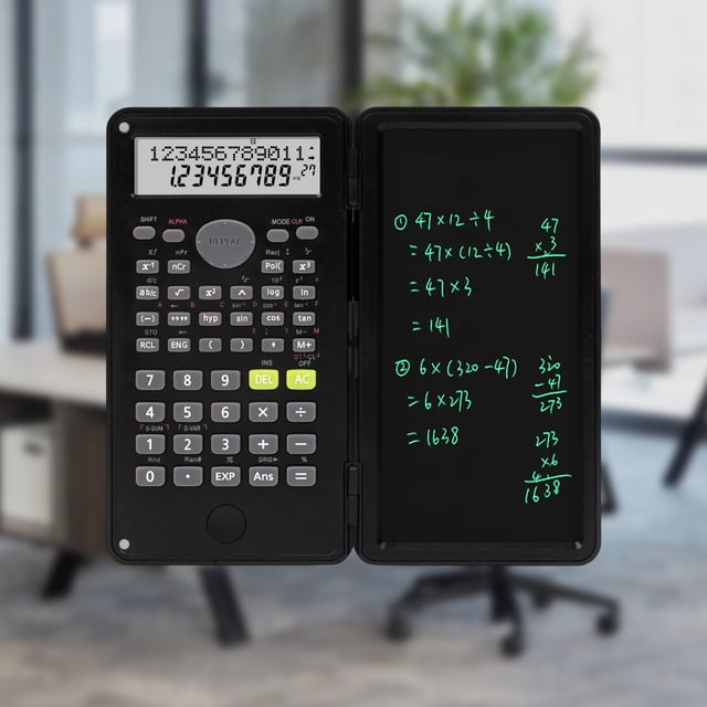 Calculadora de Funciones, Tableta de Escritura a Mano, Computadora Científica, Calculadora Multifuncional para Exámenes, Herramienta de Cálculo para Dibujo y Redacción de Contabilidad para Estudiante