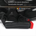 thumbnail image 5 of Casco Bicicleta para Adultos Ligero: Casco Bicicleta para Hombres y Mujeres, Casco Bicicleta para Adultos, JóVenes, Ciclistas MontañA y de Carretera, Apto para 58-61 Cm, Negro, 5 of 5