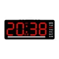 thumbnail image 1 of Reloj Digital LED, regalos con dos alarmas, decoración del hogar, , Reloj de escritorio, reloj de pared para dormitorio, mesa y sala de Número rojo, 1 of 8