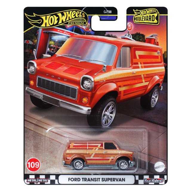 Vehículo de Juguete Mattel Hot Wheels Collector Ford Transit Super Van