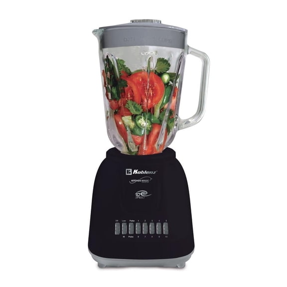 Licuadora Gourmet Koblenz Kitchen Magic 10 Velocidades Negra