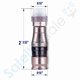 thumbnail image 5 of SatelliteSale Conectores Coaxiales Tipo F para Interiores y Exteriores con Sellado Hermético para Cables Coaxiales RG-11 (Paquete de 25 Unidades), 5 of 6