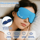 thumbnail image 4 of Almohada De Viaje Inflable, cojin De Cuello Oficina Y Antifaz Malubero Azul, 4 of 5