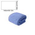 thumbnail image 3 of CaiYueKe Coral Fleece Striped Bath Towel 140x70cm Thick Soft Absorbent Quick Dry Lightweight for Couples Home Bathroom Gym Pool Beach Travel Hotel Spa Wrap Premium Polyester Fabric, 3 of 7