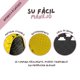 thumbnail image 5 of Piso Tatami 9m² 9pz Artes Marciales Gym Foamy 100x100x2cm Amarillo/Negro, 5 of 5