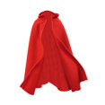 thumbnail image 2 of 1/6 Capucha con capa larga Capa casual Moda retro Elegante Traje de cosplay Acción Rojo, 2 of 9