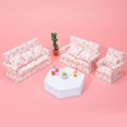 thumbnail image 4 of Sofá de casa de muñecas a escala 1:12, juguete de simulación para niños, sofá de casa de muñecas para niños de 3, 4 y 5 años tres asientos, 4 of 7
