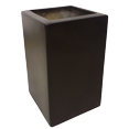 thumbnail image 1 of Maceta de Fibra de Vidrio Mod. Tower Chico Chocolate, 1 of 5