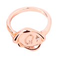 thumbnail image 2 of Xihbxyly dia del primer ministro Anillo de 26 flores con letras inglesas, oro rosa, diamantes, pulsera, anillo de pareja con letras, 2 of 2