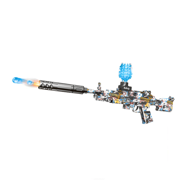 Pistolas De Hidrogel M249 Eléctrica De Juguete Para Niños Agua Belug Multicolor