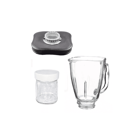 Vaso Vidrio Cube Con Tapa Compatible Con Oster Osterizer