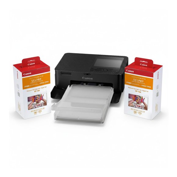 Impresora Compacta de Fotos Inalámbrica Canon CP1500 con Set de Tinta