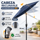 thumbnail image 3 of Sombrilla de Jardin CJR 3mts Azul Marino, 3 of 9