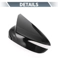 thumbnail image 3 of Cubierta de espejo lateral del conductor y pasajero de Unique Bargains para Mazda CX-5 2015-2016 par de negro brillante, 3 of 7