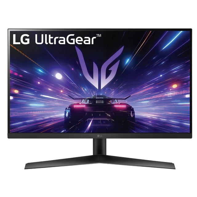 monitor gamer lg 27 pulgadas lcd ultra gear full hd pantalla de 27" Full HD con panel IPS y diseño casi sin bordes; base en V negra y bisel inferior visible, vista frontal centrada. Soporta 180 Hz, 1 ms (GtG), NVIDIA G-Sync, HDR10 y sRGB 99%; inclinable -5~+15°.