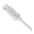 thumbnail image 3 of Cable Tipo C a Lightning Onn 1.2m Silicón 27 W Blanco, 3 of 4