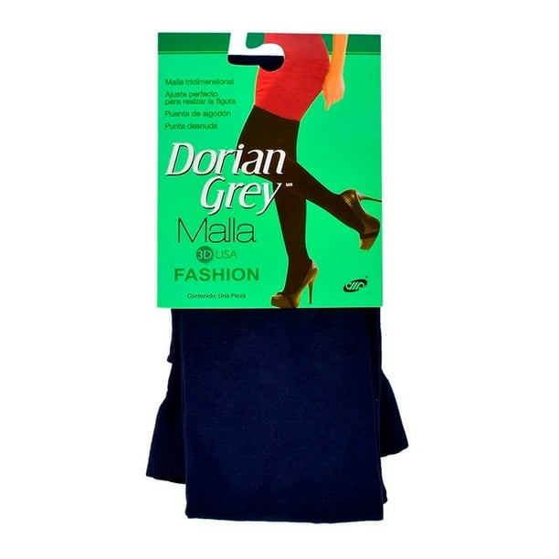Mallas Dorian Grey para Mujer, 3D Lisa Azul Talla M