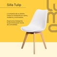 thumbnail image 2 of Set/Kit 4 Silla Tulip Eames Acojinada Minimalista Moderna, 2 of 7