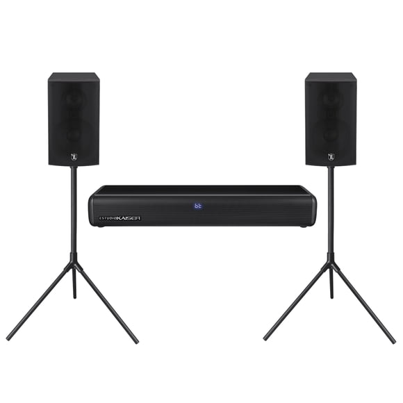 Sistema de Teatro en Casa Bluetooth Kaiser KXB-6020 35 pulgadas 2 Satélites con Tripié más Control Remoto