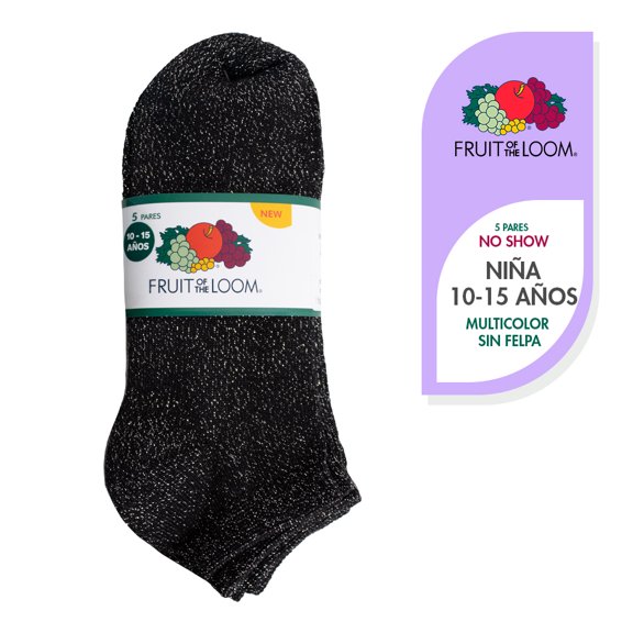 Tin Corto Fruit Of The Loom para Niña, Multicolor 5 Piezas Talla G