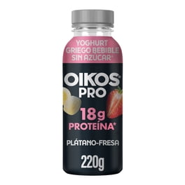 Yoghurt Griego Oikos Pro Fresa y Plátano 220 g