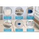thumbnail image 4 of Gambimedic Cama Hospital Multifuncion 5 Posiciones Manual Baño Mesa Color Blanco Colchon Elevacion D, 4 of 10