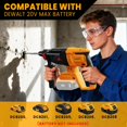 thumbnail image 2 of Rotomartillo inalámbrico Dewalt 20V Max SDS Plus 4 funciones, 2 of 7