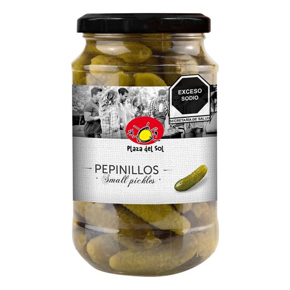 PLAZA DEL SOL, Pepinillos, 350 Gramos