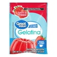 thumbnail image 1 of Polvo para preparar gelatina Great Value sabor fresa sin azúcar 25 g, 1 of 5