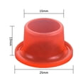 thumbnail image 5 of Juntas de sellado a prueba de fugas para grifo, juntas de silicona de 1/2 pulgadas para accesorios de plomería, pieza de repuesto duradera, anillos de 10 piezas, 5 of 5