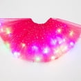 thumbnail image 2 of Faldas tutú para niña con lentejuelas y luces LED, ropa luminosa de ballet, disfraz brillante (marrón), 2 of 4