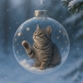 thumbnail image 4 of CaiYueKe Christmas Cat Ornaments Set Cute Kitty Tree Decorations Holiday Pet Pendant Collection Festive Animal Decor for Cat Lovers Home Party Supplies, 4 of 5