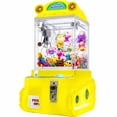 thumbnail image 1 of Maquina Garra Peluches Mini Audiotek Doll Caza Luz Led Sonido Color Amarillo, 1 of 8