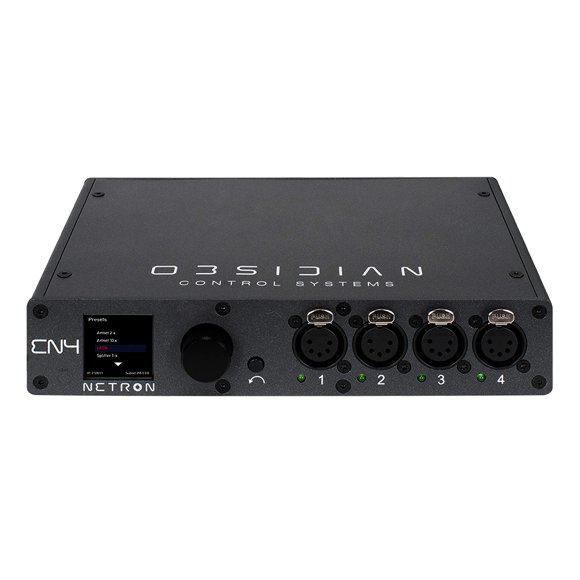 Gateway Ethernet a DMX Obsidian Control Netron EN4