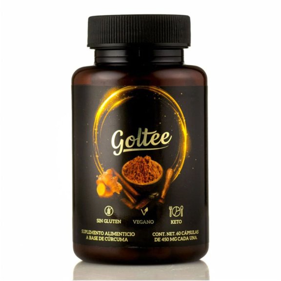 Cápsulas de Especias GOLDEN  MILK Goltee - Cúrcuma, Jengibre, Canela y Cardamomo - 60 Unidades