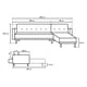 thumbnail image 5 of Sala Modular Sofá Cama Malta Gris Claro, 5 of 8