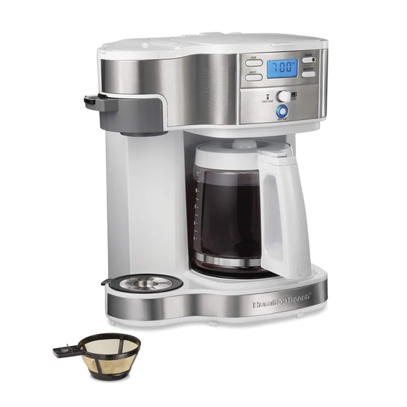 Cafetera Hamilton Beach 49933, 2 vías, 12 tazas, programable
