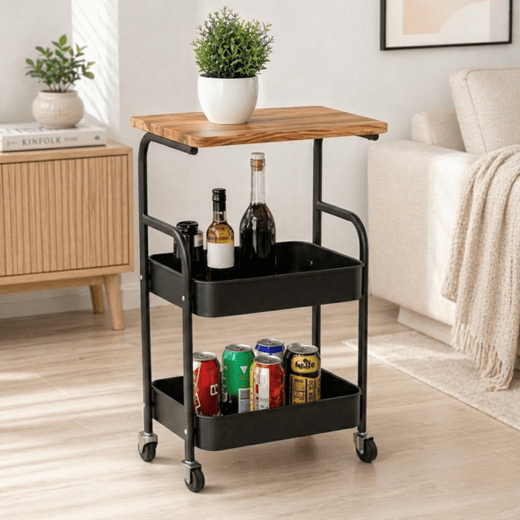 Carrito Multiusos 3 Niveles Con Ruedas Organizador Hogar