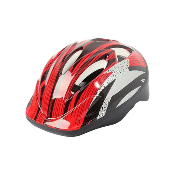 Casco de bicicleta para niños, casco de seguridad para bicicleta, casco deportivo para niños, niñas, montaña Rojo