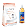 thumbnail image 1 of Combo Croquetas para perro Nupec Sensitive 15 kg con Bomber can aceite de salmon 1l, 1 of 1