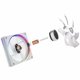thumbnail image 3 of Disipador CPU Gamer BALAM RUSH HELIUX PRO HEX55 120mm ARGB 3pin LGA 1700 AM5 600 - 2000 RPM 4-pin PWM 4 Pipas Display Digital Blanco BR-941990, 3 of 6