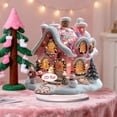 thumbnail image 1 of CaiYueKe Santa Claus House 2D Flat Christmas Ornaments, Shatterproof Hanging Decorations for Holiday Tree Home Party, Festive Holiday Decor Seasonal Gift Supplies for Home Office Decorating, 1 of 5