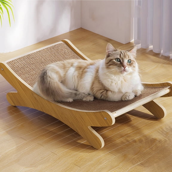 Cama Rascadora para Gatos de Yute Natural, Almohadilla Rascadora para Gatos, Bandeja Rascadora para Gatos, Mueble Resistente a Arañazos, Tabla Rascadora para Gatos de Interior, Gatitos y Cachorros