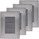 thumbnail image 1 of Placa Ciega Práctica InoxiumOxford 4Pzas Placa Ciega Plateado/Oxford Acero Inoxidable/PC., 1 of 2